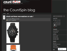 Tablet Screenshot of countspin.wordpress.com