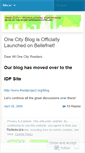 Mobile Screenshot of onecity.wordpress.com