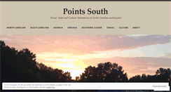 Desktop Screenshot of pointssouth.wordpress.com