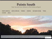 Tablet Screenshot of pointssouth.wordpress.com