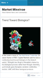Mobile Screenshot of marketmissivae.wordpress.com