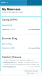 Mobile Screenshot of mymomness.wordpress.com