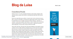 Desktop Screenshot of luisablog.wordpress.com