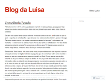 Tablet Screenshot of luisablog.wordpress.com