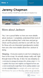 Mobile Screenshot of jeremywchapman.wordpress.com