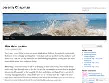 Tablet Screenshot of jeremywchapman.wordpress.com