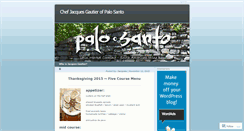 Desktop Screenshot of chefjacques.wordpress.com