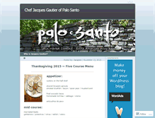 Tablet Screenshot of chefjacques.wordpress.com