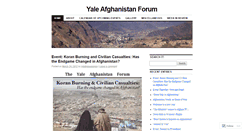 Desktop Screenshot of afghanistanforum.wordpress.com