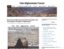 Tablet Screenshot of afghanistanforum.wordpress.com