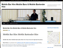 Tablet Screenshot of mobilebartenderhire.wordpress.com