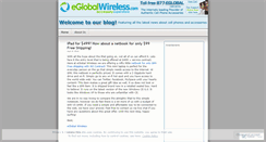 Desktop Screenshot of eglobalwireless.wordpress.com