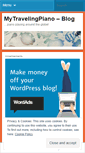 Mobile Screenshot of mytravelingpiano.wordpress.com