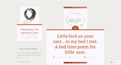 Desktop Screenshot of amararama.wordpress.com
