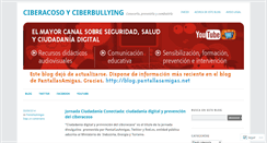 Desktop Screenshot of ciberacoso.wordpress.com