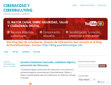 Tablet Screenshot of ciberacoso.wordpress.com