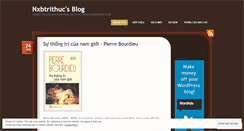 Desktop Screenshot of nxbtrithuc.wordpress.com