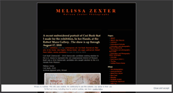 Desktop Screenshot of melissazexter.wordpress.com