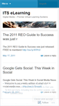 Mobile Screenshot of itselearning.wordpress.com