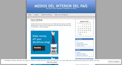 Desktop Screenshot of mediosdelinterior2008.wordpress.com