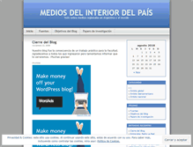 Tablet Screenshot of mediosdelinterior2008.wordpress.com