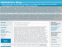 Tablet Screenshot of ndb2010.wordpress.com