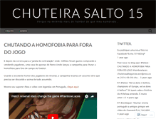 Tablet Screenshot of chuteirasaltoquinze.wordpress.com