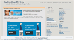 Desktop Screenshot of bodybuildingmontreal.wordpress.com