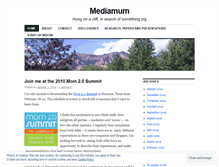 Tablet Screenshot of mediamum.wordpress.com