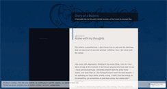 Desktop Screenshot of bluebulimic.wordpress.com