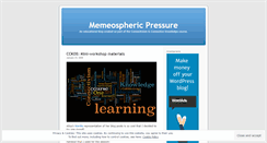 Desktop Screenshot of memeosphericpressure.wordpress.com