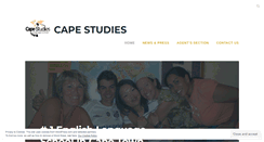 Desktop Screenshot of capestudies.wordpress.com