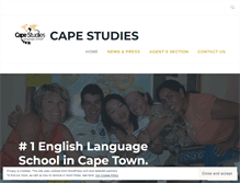 Tablet Screenshot of capestudies.wordpress.com