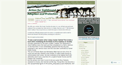 Desktop Screenshot of action4sighthounds.wordpress.com