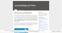 Desktop Screenshot of phpbbforen.wordpress.com