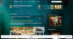 Desktop Screenshot of marisolzumaeta.wordpress.com