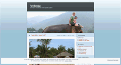 Desktop Screenshot of familierejse.wordpress.com