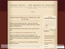 Tablet Screenshot of kosmicworld.wordpress.com