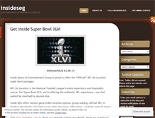 Tablet Screenshot of insideseg.wordpress.com