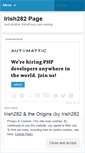 Mobile Screenshot of irish282.wordpress.com