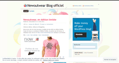 Desktop Screenshot of newoutwear.wordpress.com