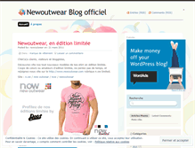 Tablet Screenshot of newoutwear.wordpress.com