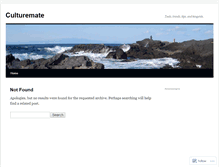 Tablet Screenshot of culturemate.wordpress.com