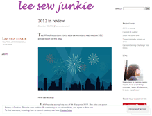 Tablet Screenshot of leegetscrafty.wordpress.com