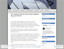 Tablet Screenshot of iatse262.wordpress.com