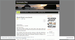 Desktop Screenshot of hendrastar.wordpress.com
