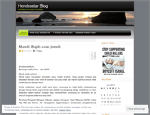 Tablet Screenshot of hendrastar.wordpress.com