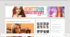 Desktop Screenshot of hewittspain.wordpress.com