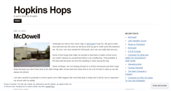 Desktop Screenshot of hopkinshops.wordpress.com