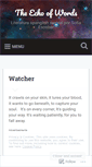 Mobile Screenshot of echoofwords.wordpress.com